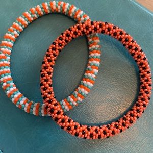 2 beaded bracelets NWOT